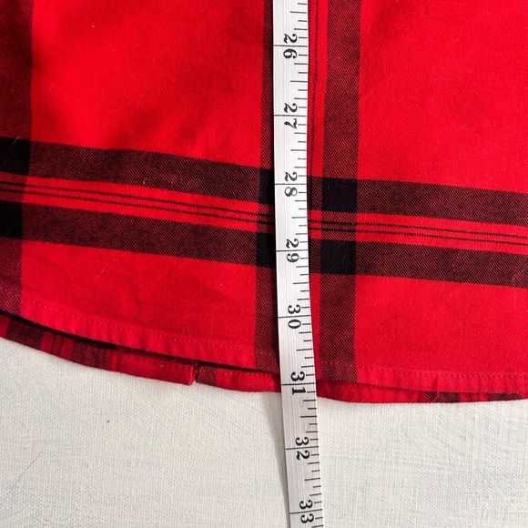 Ava & Viv Red and Black Plaid Flannel 🎄🤶 XL - Picture 6 of 7